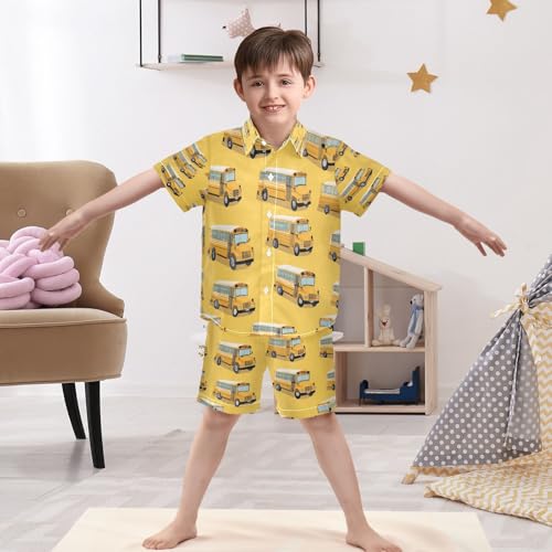 Image of Boccsty Red Strawberry Boy Summer Shorts Sets Hawaiian Toddler Boys T-Shirt & Pants 2 Pcs 3T-10T