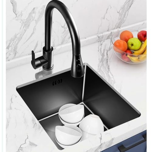 Fregadero compacto de acero inoxidable para espacios reducidos con grifo mini 4