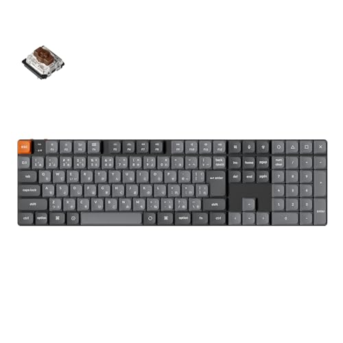 �y�������K�i�zKeychron K5 Max ���^���C�����X�E�J�X�^�����J�j�J���L�[�{�[�h 2.4GH/Bluetooth/�L���Ή� JIS���C�A�E�g �z���C�gLED ���[�v���t�@�C��Gateron���J�j�J���X�C�b�` �z�b�g�X���b�v��Ή� Mac Wind