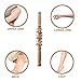 Luxilive Premium Fascia, Cellulite & Muscle Massager Two Stick Set - Wooden Hand Finished Roller Anti Cellulite Sore Muscle Blasting Dimple Remover Relief & Fat Blast