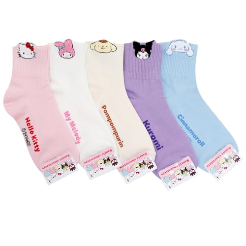 Image of Hello Cartoon Character Series Women and teen girls Licensed Socks Collection