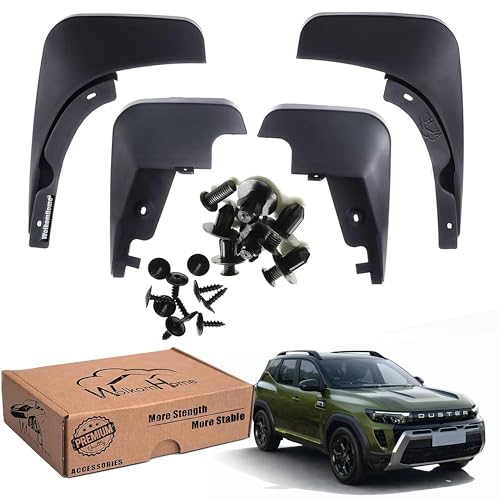 Image of WolkomHome Mud Flap Compatible with Duster 2026 - Durable Splash Guards for Car Exterior Protection