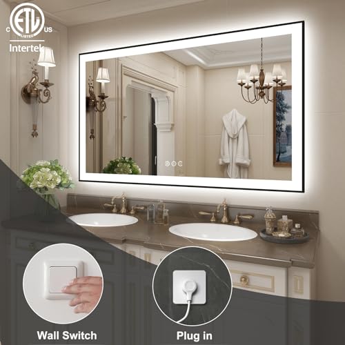 Luxury Bathroom Mirror Defogger LED