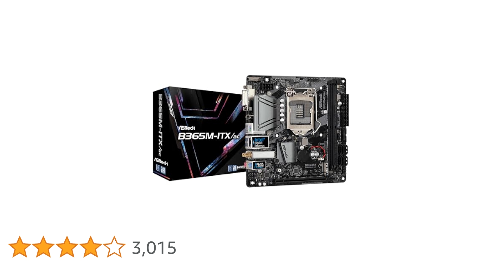 Asrock マザーボード B365M-ITX LGA1151 ioパネル付 B365M-ITX/ac | ASRock(アスロック) LGA1151 Intel B365 MiniITX