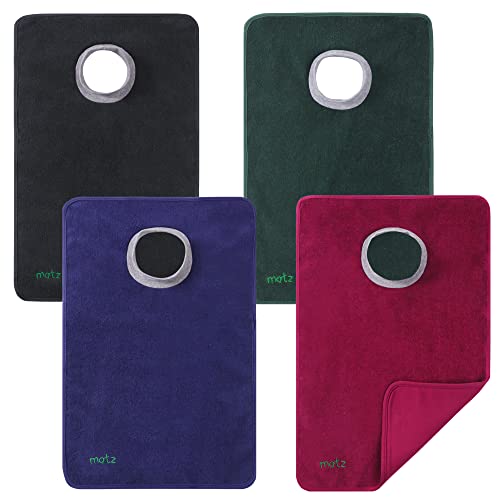 Image of MATZ Waterproof BackingTerry Towel Slip On Toddler Bibs | Full Coverage Pullover Bibs | Ultra Absorbent 100% Cotton | Baby Bibs For Drooling And Teething With Soft Ribbed Neck