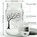 Memorial Gifts Mason Jar Light, Red Cardinal - Memory Gifts for Loss Loved Ones, Bereavement Gift Idea, Sympathy Loss of Mother, Dad, Son, Husband/Family Member A Limb Has Fallen From Our Family Tree