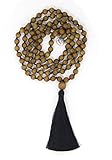Premium Mala Beads Necklace - Buddhist Prayer Beads for Meditation - Yoga Jewelry 108 Mala Bead Bracelet