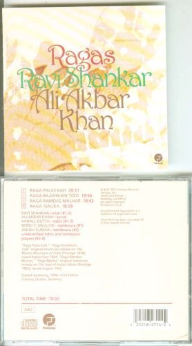 Ravi Shankar/Ali Akbar Kahn: Ragas (1990-05-03) - Les Beatles, Paul McCartney, John Lennon, RIngo Starr, George Harrison Ravi Shankar/Ali Akbar Kahn: Ragas (1990-05-03)