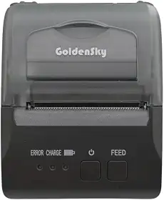 Mini Impressora Goldensky Térmica Portátil 58mm Bluetooth Sem Fio Compatível com Celular ou Computador (MTP 5S)