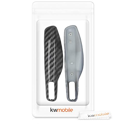 kwmobile autosleutelhoes compatibel met Porsche 3-knops autosleutel (alleen Keyless) - hardcover beschermhoes - Carbon… - Image 7