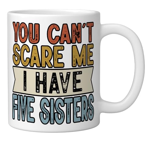 Taza de cerámica blanca con diseño humor familiar miniatura 2