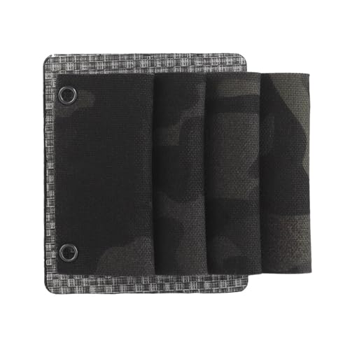 Bolsa De Almacenamiento Molle Glow Stick, Soporte De 4 Orificios For Batería De Carcasa De Escopeta, Accesorio Portador De Placa Táctica For Chaleco De Caza(VE-ACC-16 MCBK)