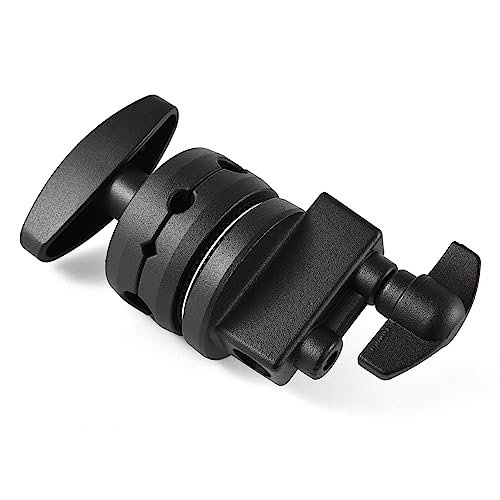 Image of Andoer Multi Functional Heavy Duty, Multi-Functional Light Stand Mounting Adapter Heavy Duty Swivel Head Holder Grip Head for Light Stand Extension Boom Arm Photography with 4 Mounting Holes