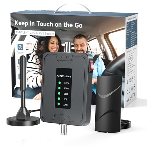Cell Phone Signal Booster for Car, Truck and SUV | Boosts Signal for All U.S....