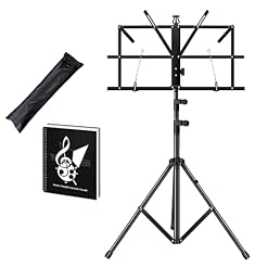 HRTC Pupitre d’orchestre Supports de Musique réglables Support de Musique Portable avec Dossier de Musique partitions… - Les Beatles, Paul McCartney, John Lennon, RIngo Starr, George Harrison