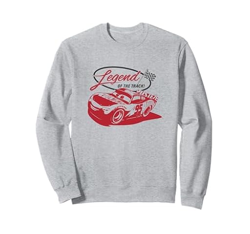 Disney Pixar Cars Legend of The Track! Mcqueen Retro Shot Sudadera | Ya disponible en tu tienda friki favorita! En mundofriki.es!