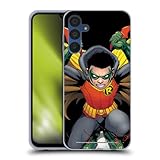 Head Case Designs Officially Licensed Batman DC Comics Robin Damian Wayne Gel Case [Military Grade Protection] Compatible with Samsung Galaxy A15 and Compatible with MagSafe