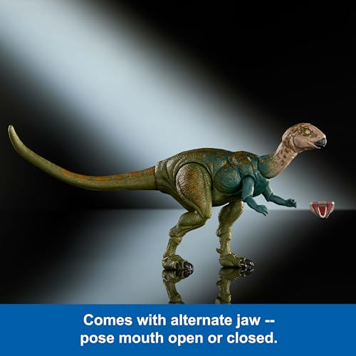 Mattel Jurassic World Hammond Collection Dinosaur Action Figure Dryosaurus, Premium Design with Realistic Eyes, 17 Articulated Joints & Swappable Jaw - image 2
