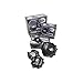 R&G Racing Engine Case Cover Kit (2 Piece) (Black) Compatible with 15-18 KTM 690DUKEABS