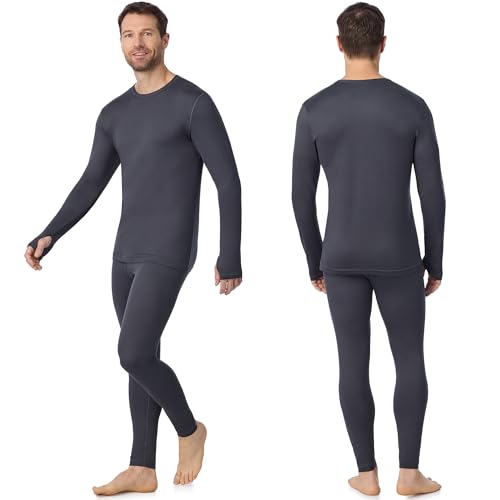 Image of Cuddl Duds Lightweight 2 Piece Active Base Layer Matching Sets for Men