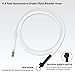 FIRSTINFO 4.9 Feet (1.5 Meter) Long Automotive Brake Fluid Bleeder Bleeding Hose for FIRSTINFO Brake Bleeder/Extractor/Pump