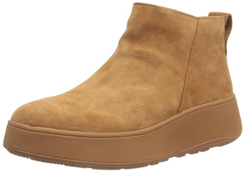 Preisvergleich Produktbild Fitflop Damen F-Mode Wildleder Stiefelette, Hellbraun, 37.5 EU