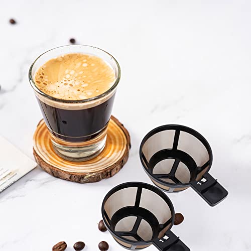 Poweka 49933 Reusable Single Serve Brew Coffee Basket Scoop,Gold Coffee Filters Replacement Compatible thumb #5