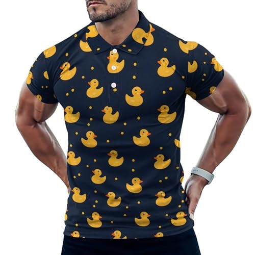 Polo de golf homme canard à manches courtes et séchage rapide