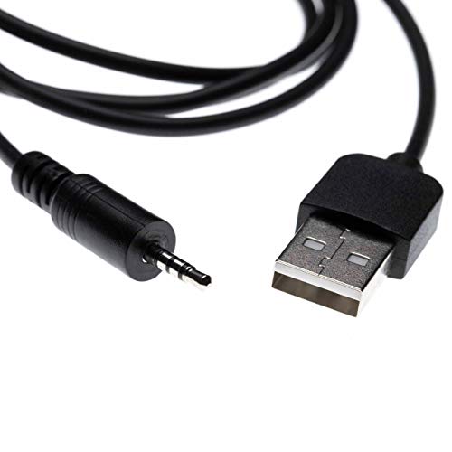 vhbw USB-jack oplaadkabel compatibel met JBL Synchros E50BT, E50, E40BT, E40, J56, J56BT hoofdtelefoon - USB naar AUX… - Afbeelding 3