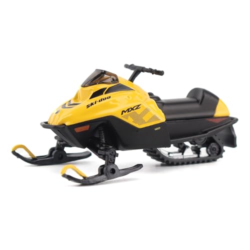 Diecast Masters BRP Bombardier Models 1:32 Scale Diecast Replica Ski-Doo MXZ Blizzard (Trail Segment) + MXZ 120cc (Kid\'s Model), Neo Yellow | Item 60022 - Thumbnail 3