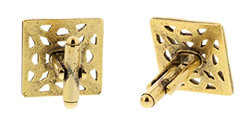 Mancuernillas Nudo Celta Oro 24K para Hombre miniatura 3