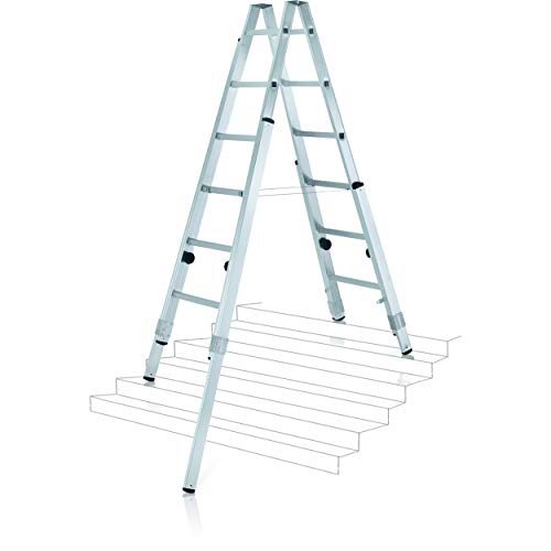 Preisvergleich Produktbild Zarges 41936 Varioflex B - Stehleiter 2 x 6 Sprossen