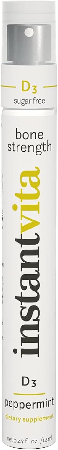 instantvita D3 Vitamin Spray for Bone Strength and Immune Support | Rapid Absorption | Sugar-Free, Gluten-Free, Allergen-Free, Non-GMO : Health & Household