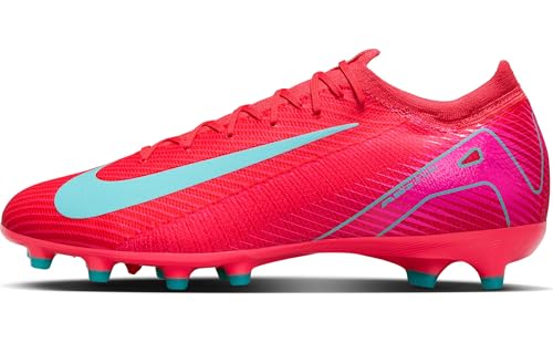 Nike Scarpa da Calcio a Taglio Basso AG Mercurial Vapor 16 PRO, Uomo, Ember Glow/Aurora Green, 46 EU