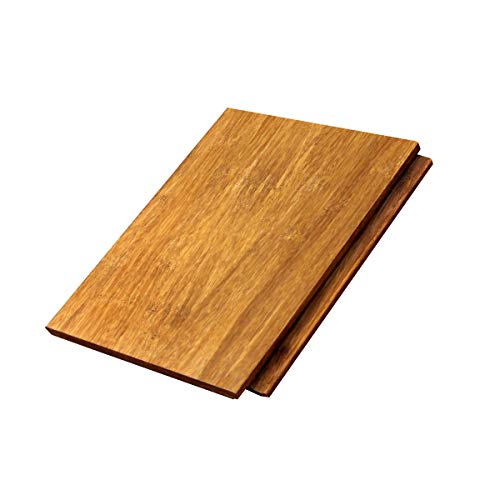 CALI Mocha Fossilized Wide Bamboo Flooring Sample in Tan, 6 x 3.75 Inch, 1 Count