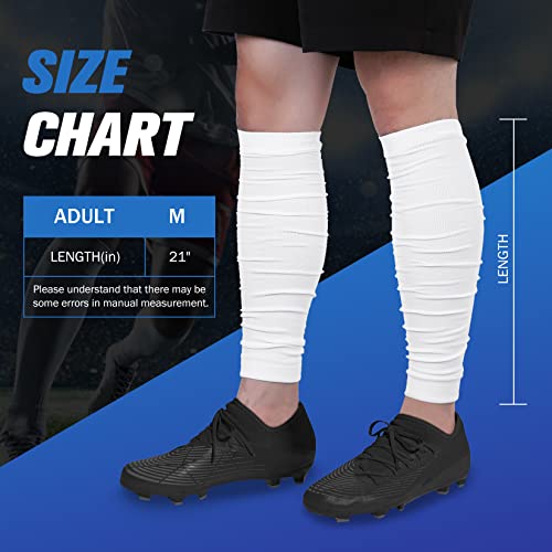 Century Star Men's Football Calf Compression Sleeves - Leg Warmers with Backplate4
