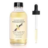 Soothing House Warm Vanilla Bean Body Oil - Moisturizing Body Oil for Soft, Glowing Skin with Almond & Jojoba Oil (4 fl oz)