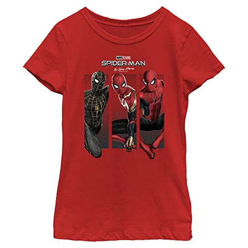 Marvel Girls Spider-Man No Way Home 3 Spidey Panel Poster Tee