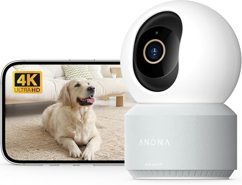Anona Pano 4K UHD Indoor Camera, Pet/Dog/Baby Security...