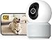 Anona Pano - Telecamera di sicurezza 4K per interni, 360° Baby Pet Camera per la casa, Wi-Fi 5 GHz con visione notturna, rilevamento AI, archiviazione cloud e scheda SD, Wlorks con Alexa e Google Home immagine