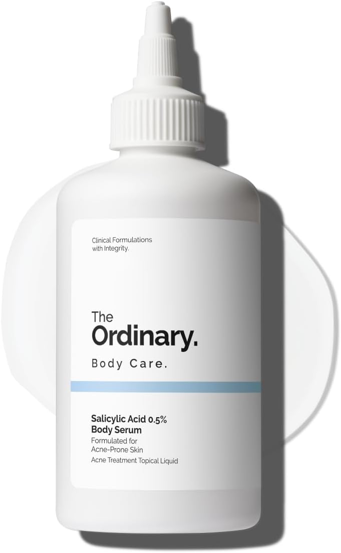 Salicylic Acid 0.5% Body Serum, Exfoliating Treatment for Acne-Prone Skin, 8.1 Fl Oz