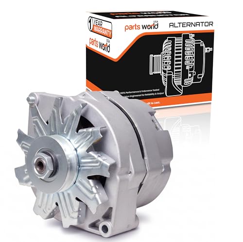 PowerForge™ 12V 1 Wire Alternator ADR0239 Fits Case 1500 1800 Cruz Crane 1976-1978 Buick Century 1977 GMC P Series Trucks Vans 1982 Replaces 7127-12N 400-12005 1909458-1 Year Warranty