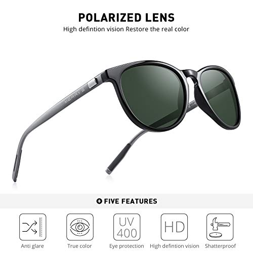 Image of MERRY'S Unisex Polarized Aluminum Sunglasses Vintage Sun Glasses For Men /Women S8286