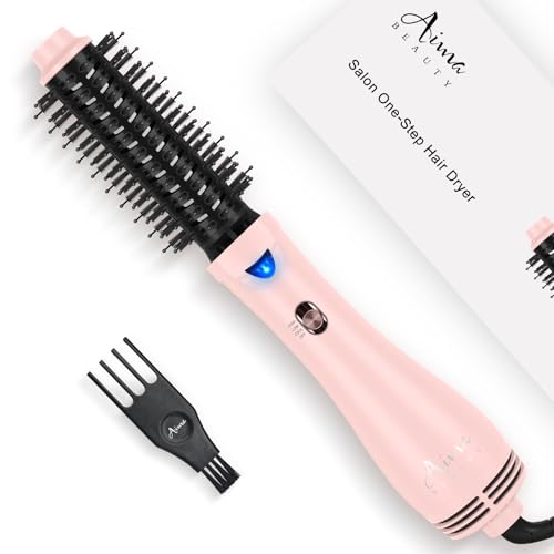 15% off - Hair Dryer Brush Blow Dryer Brush in one, Aima Beauty 1.25'' Round Brush Blow Dryer Ionic Hot Air...