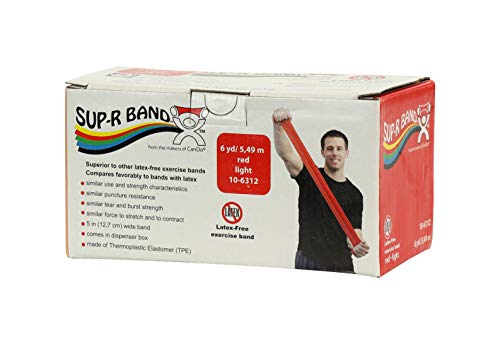 Sup-R Band Latex Free Exercise Band, 6 Yard Box, 2, Red - Thumbnail 3