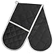 Doppel Backofenhandschuh Doppelte Ofenhandschuhe Hitzebeständig Topflappen Kochhandschuhe zum Kochen Backen Grillen, 76 x 18CM