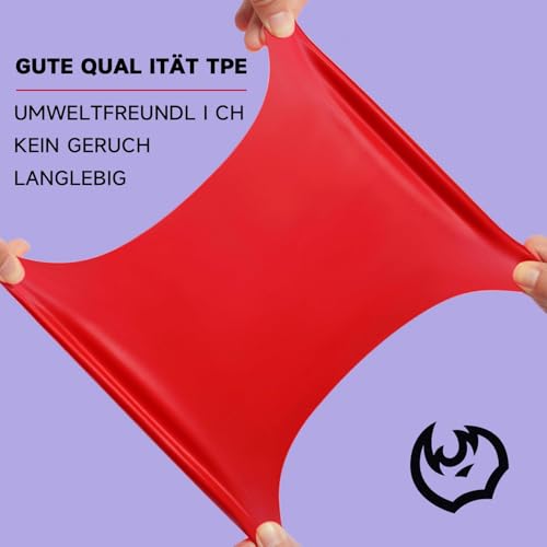 Foto von FitBeast Fitnessbänder Widerstandsbänder 3er-Set, 2 m, 3 Stufen