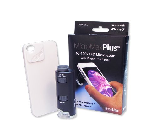 Carson MM-255 Mikroskop mit Apple iPhone 5 Adapter