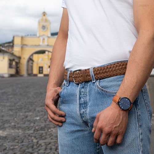Hide & Drink, Braided Men's Belt, Casual Accessory, Full Grain Leather, Handmade2