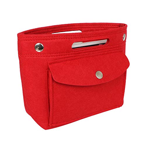 Taschenorganizer Filz, Mini Taschen Organizer, Innentaschen für Handtaschen mit Griffen, Handtaschen Organizer Bag in Bag Cover